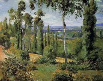  Conflans Pintura - El campo en las cercanías de Conflans Saint Honorine 1874 Camille Pissarro paisaje